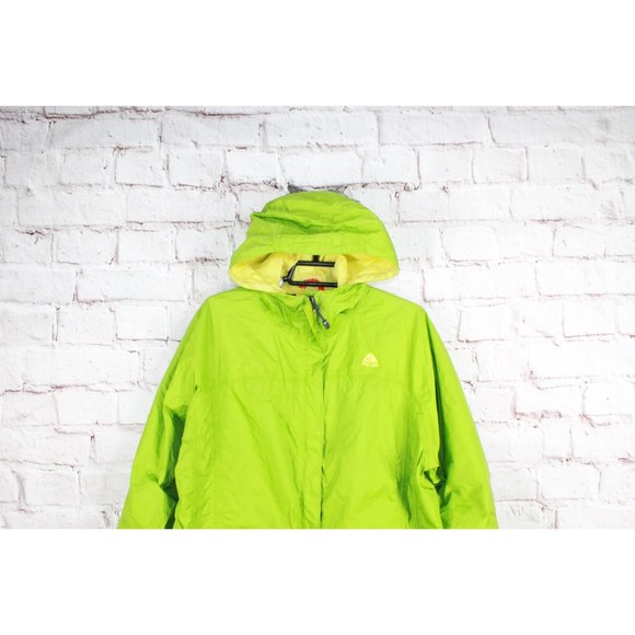 Nike ACG 3 Outer Layer Couche Externe Hooded Full Zip Wind Rain Jacket Size L - Picture 3 of 9